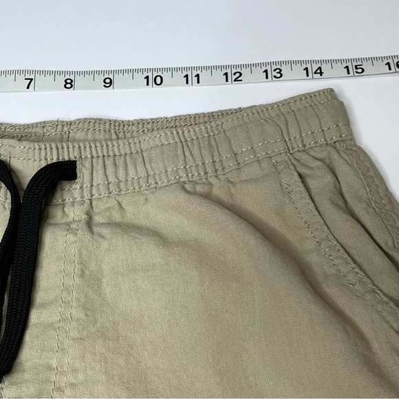 Roadblock boys shorts school casual drawstring pull on Khaki Sz Large - Picture 7 of 8